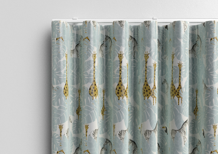 Wild Thing, Powder Blue - Made to Measure Curtains - Image 13